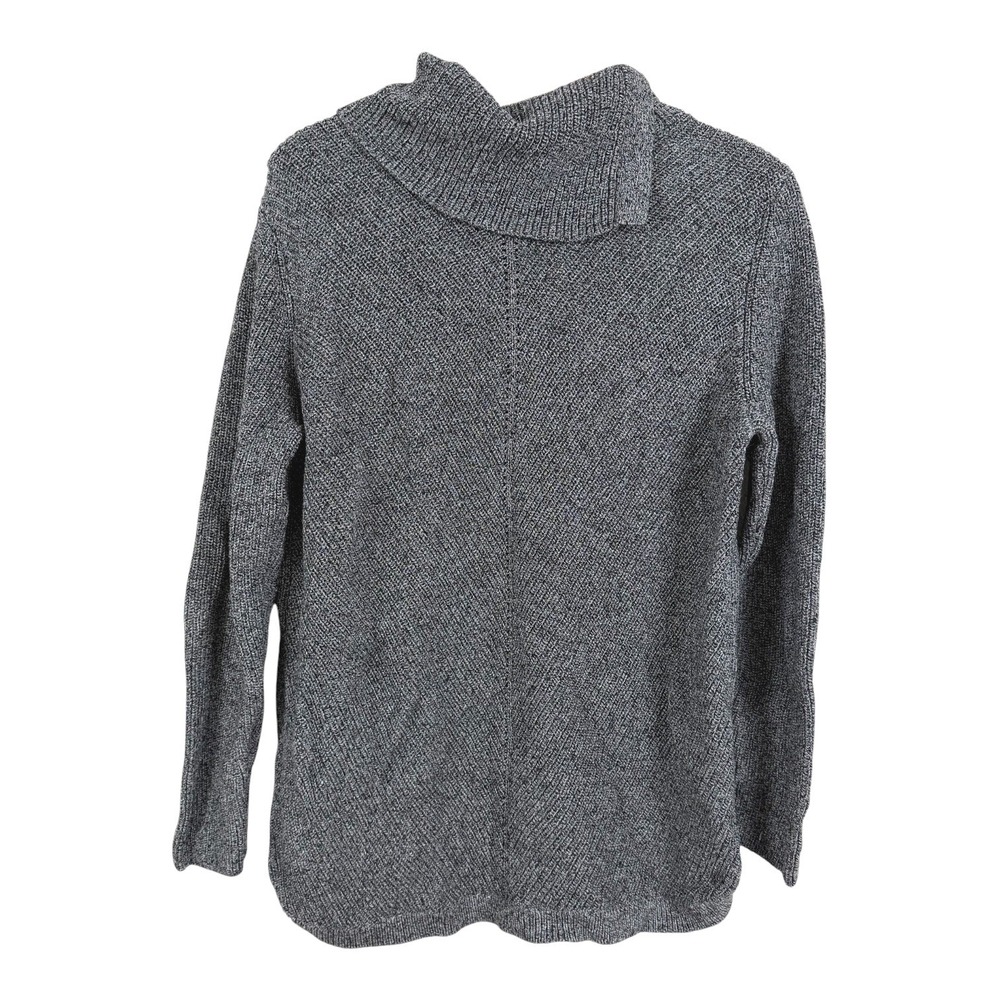 Talbots Women Draped Cowl Neck Knit Sweater Size Large Preppy Cozy Cold Weather